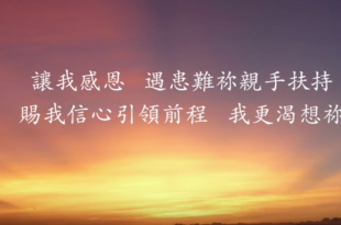 讓我感恩