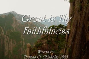 Great is Thy Faithfulness